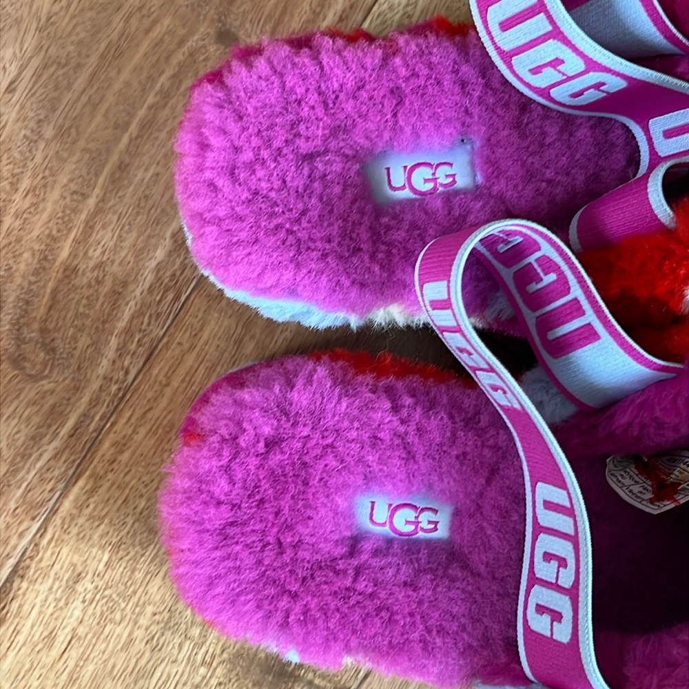 UGG Fluff Yeah Slide Multicolor Slippers/Sandals - Picture 5 of 9